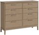 Whittier Wood® Furniture Bailey Almond 60" Dresser-0