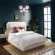 TOV Furniture Briella Cream King Panel Bed-1