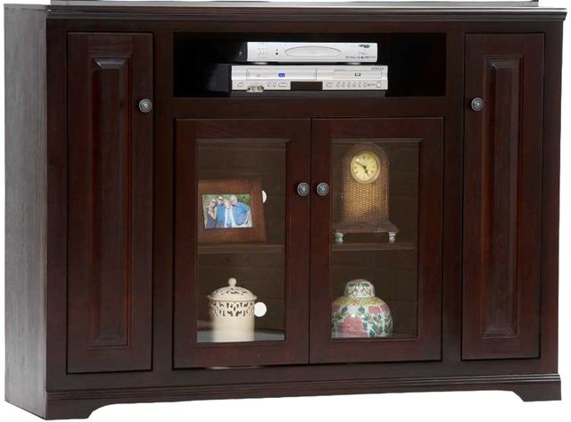 American Heartland Manufacturing Poplar 55" 4-Door Tall TV Stand-0