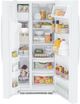 GE® 33" 23.0 Cu. Ft. White Side-by-Side Refrigerator-4