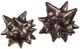 Currey & Company 2-Piece Antique Brass Jacks Decorative Object Set-1