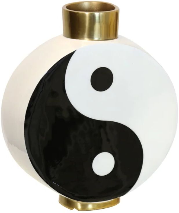 Stylecraft Ying Yang Black/White Large Vase-0