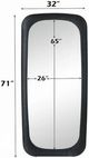 ACME Furniture Izusa Black Floor Mirror-2