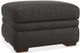 La-Z-Boy® Lenox Brown Leather Ottoman-0