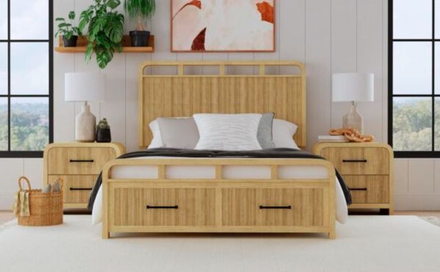 Elements International Ridgemont Natural Nightstand-1