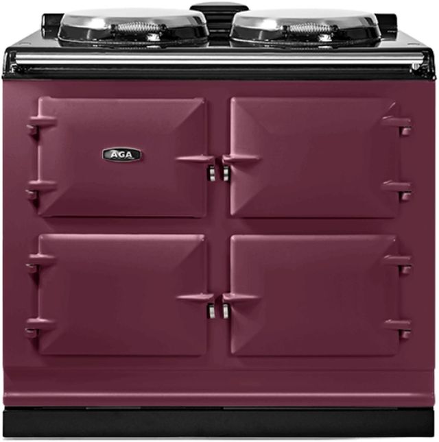 AGA™ eR7 Classic Cast Iron 39" Aubergine Pro Style Electric Range-0