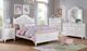 Furniture of America® Belva 4-Piece White Full Panel Bed Set-0