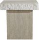 Bernhardt Beauclair Vintage Crema Side Table with Flaxen Base-1