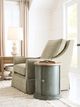 Hammary® Chastain Woodfield Brown Round Accent Table with Green Base-1