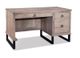 Handstone Cumberland Single Pedestal Executive Desk with Pencil drawer with flip down front-0