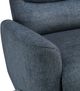New Classic® Home Furnishings Takami Blue Manual Swivel Recliner-5