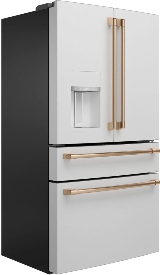 Café™ 36 in.  22.3 Cu. Ft. Matte White Counter Depth French Door Refrigerator-2