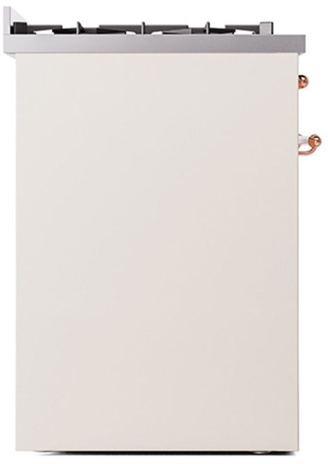Ilve® Nostalgie II Series 30" Antique White Pro Style Dual Fuel Range-2