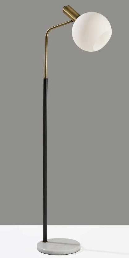 Adesso® Corbin White Floor Lamp-3