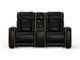 Alan Black Power Leather Loveseat-3