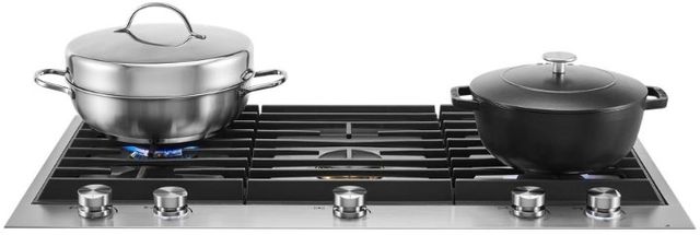 JennAir® 36" Stainless Steel Natural Gas Cooktop-2