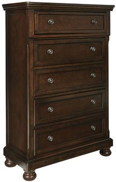 Millennium® by Ashley® Porter Rustic Brown Chest of Drawers