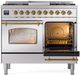 Ilve® Nostalgie II Series 40" Stainless Steel Pro Style Dual Fuel Range-3