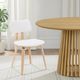 Armen Living Jaguar Oak/White Dining Chair-1