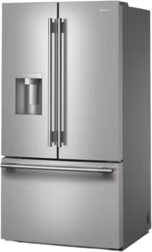 KitchenAid® 36" 30.5 Cu. Ft. PrintShield™ Stainless French Door Refrigerator with Exterior Water and Ice Dispenser-2