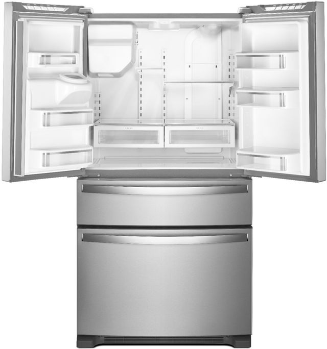 Whirlpool® 36 in. 24.5 Cu. Ft. Fingerprint Resistant Stainless Steel French Door Refrigerator-1