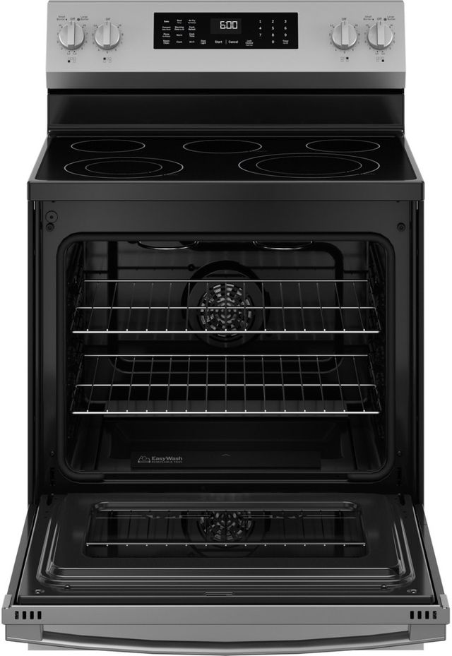 GE® 30'' Stainless Steel Freestanding Electric Range-2