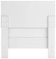 Signature Design by Ashley® Hallityn White Twin Panel Platform Bed-3