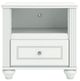 Signature Design by Ashley® Kozlani White Nightstand-3