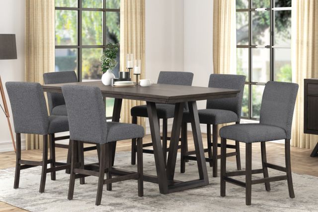 New Classic® Home Furnishings High Line Gray Counter Stool-1
