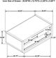 Coaster® Leandro Burnished Black Coffee Table-2