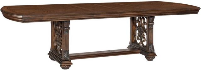 Homelegance® Bergen Dark Oak Dining Table-0