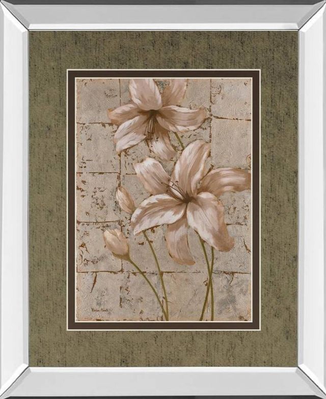 Classy Art Lilies on Silver II by Vivian Flasch Wall Art-0