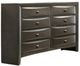 Furniture of America® Zosimo Gray Dresser-0
