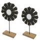 A & B Home Carlos 2-Piece Black Statuary Set-3