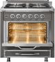 Viking® Tuscany 36" Damascus Gray Pro Style Dual Fuel Range-1