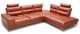 VIG Furniture Divani Casa Kudos Red Right Arm Facing Chaise Sectional Sofa-0
