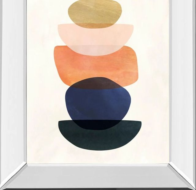 Classy Art Mod Pods II by Victoria Borges Mirror Framed Wall Art-1