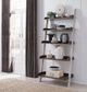 Liberty Furniture Farmhouse Brown/White Leaning Bookcase-1