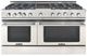 Capital Cooking™ Grand Chef 60" Stainless Steel Sealed Burner Pro Style Gas Range with Grill-0