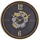 YHD Matte Gray Gear Clock-0