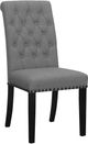 Coaster® Alana 2-Piece Grey Upholstered Tufted Side Chairs-0