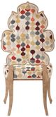 Global Views Wiggle Muslin Dining Chair-2
