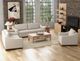 International Furniture Direct Natural Parota Ivory Loveseat-1