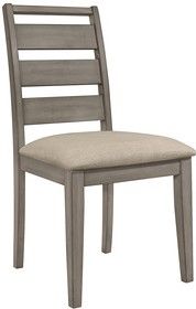 Mazin Furniture Bainbridge Gray Side Dining Chair-0