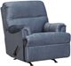 Affordable Furniture 2155 Chat Blue Manual Recliner-0