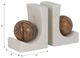 Sagebrook Home Rikard 2-Piece 6" Brown/White Bookends-2