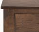 International Furniture Direct Parota III Barrel Brown Dresser-4