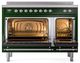 Ilve® Nostalgie II Series 48" Emerald Green Pro Style Induction Range-1