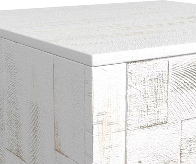 Elements International Rogen 2-Piece Rustic White Occasional Table Set-3