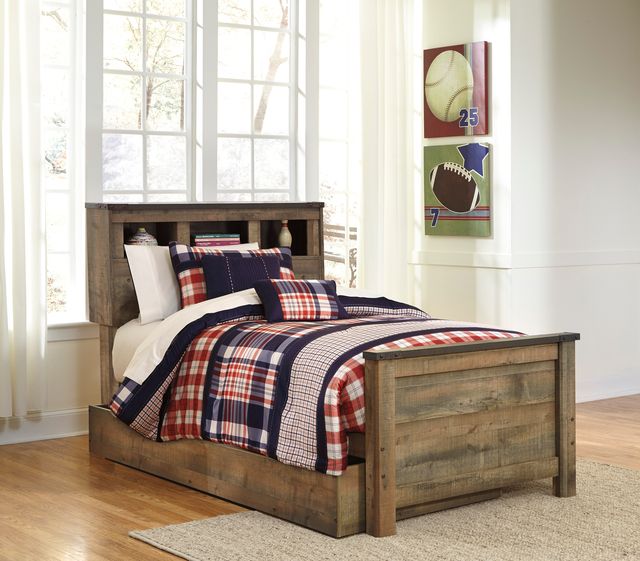 Signature Design by Ashley® Trinell Rustic Brown Under Bed Storage-4
